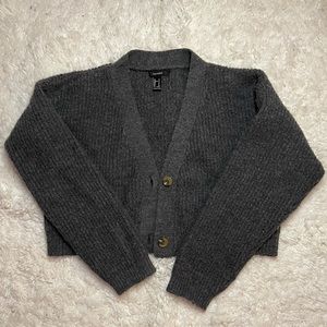 Forever 21 Gray Knit Sweater, Size M